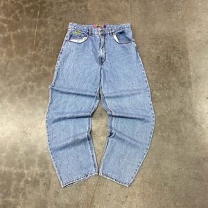 Empyre Jeans Light Wash Denim Relaxed Fit Baggy Size 12